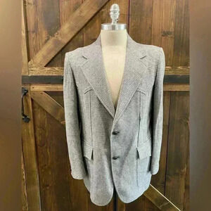 Vintage PENDLETON High Grade Western Wear 100% Virgin Wool Jacket Size 42R